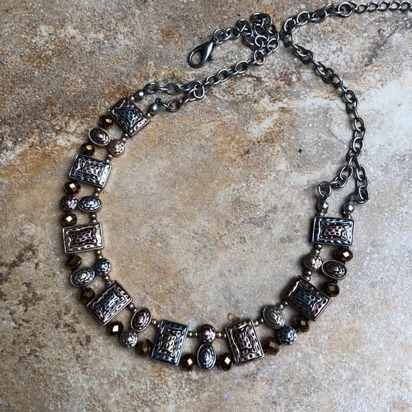 Beautiful Aztec high neck necklace - Picture 1 of 4